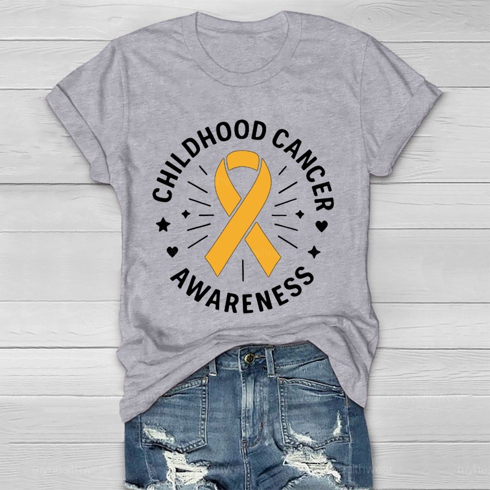 Childhood Cancer Awareness  Healthwear T-shirt