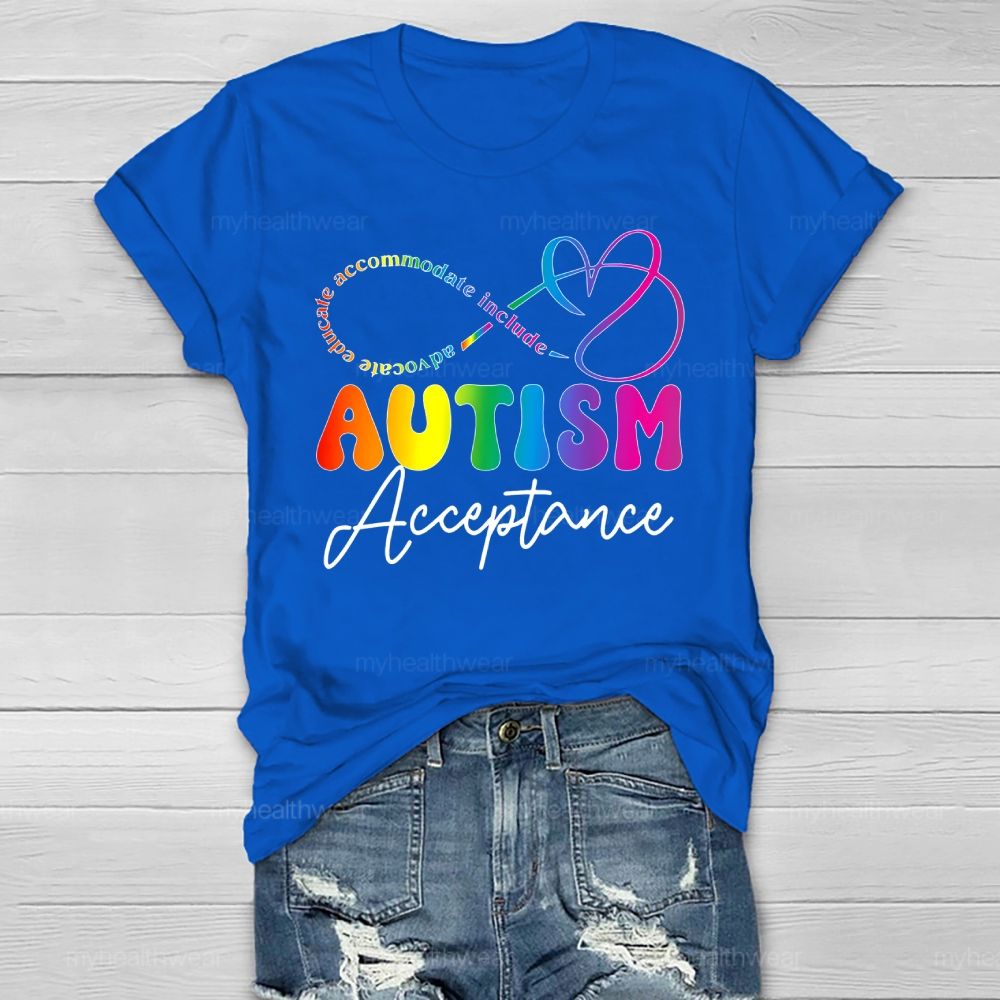 Autism Acceptance Healthwear T-shirt