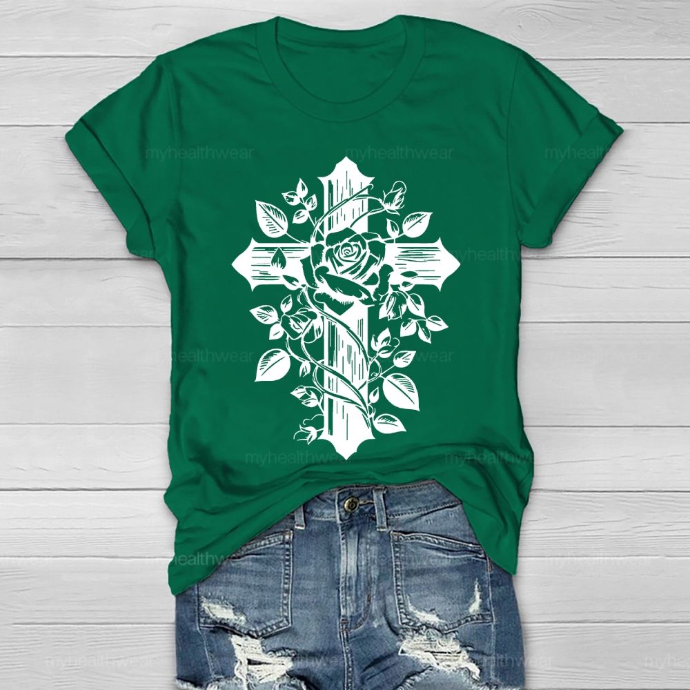 Cross Rose Healthwear T-shirt