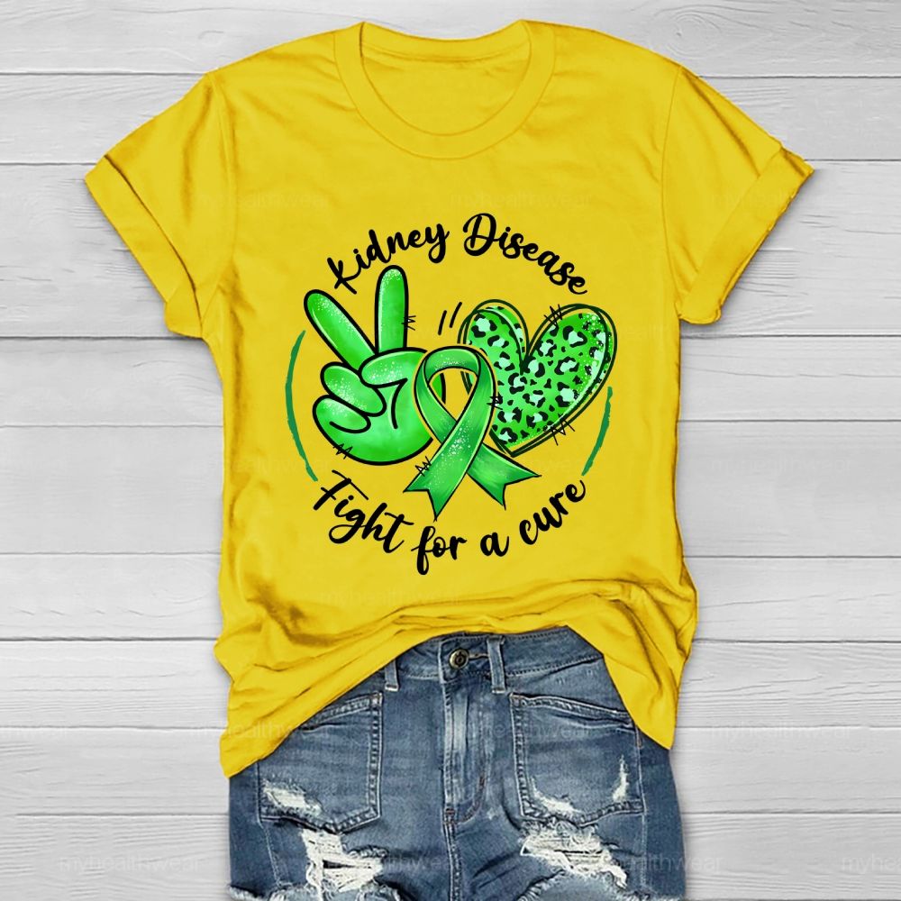 Kidney Disease Fight For A Cure Healthwear T-shirt