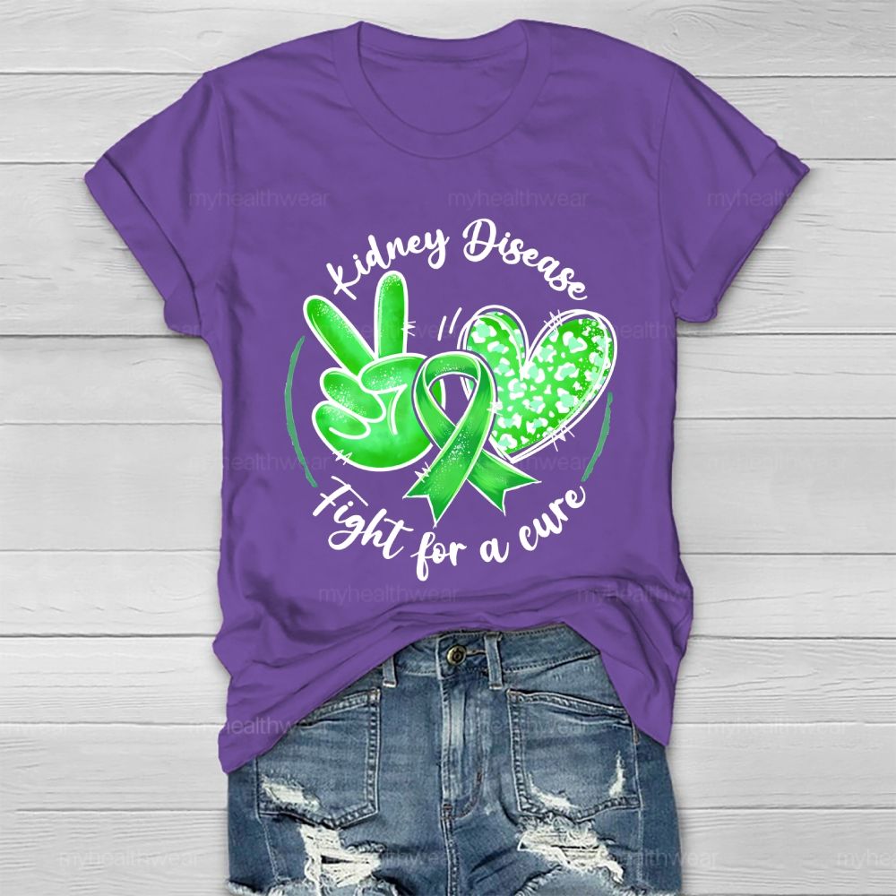 Kidney Disease Fight For A Cure Healthwear T-shirt