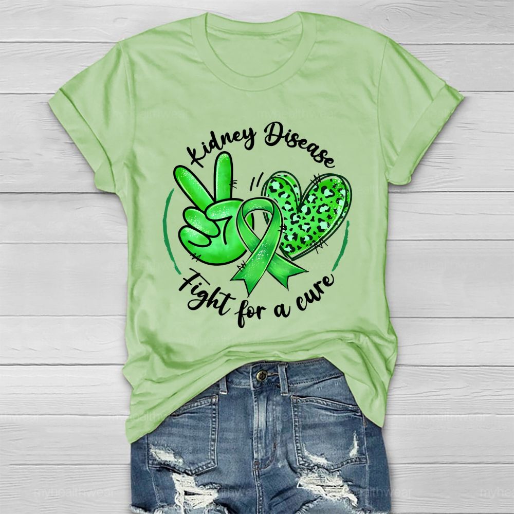 Kidney Disease Fight For A Cure Healthwear T-shirt