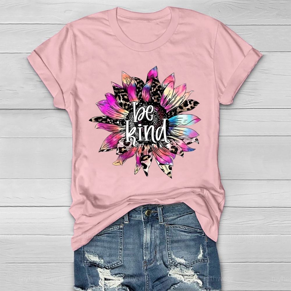 Be Kind Sunflower Healthwear T-shirt