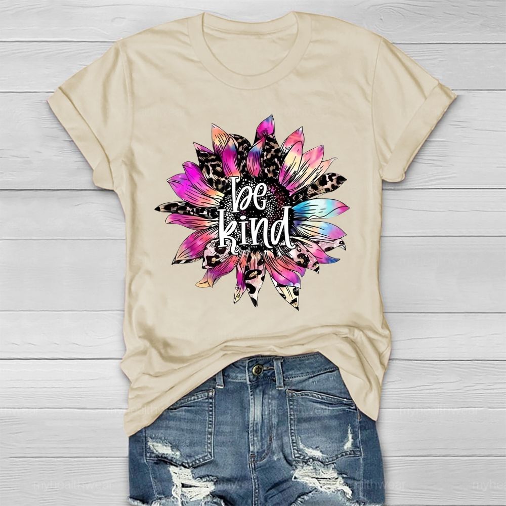 Be Kind Sunflower Healthwear T-shirt