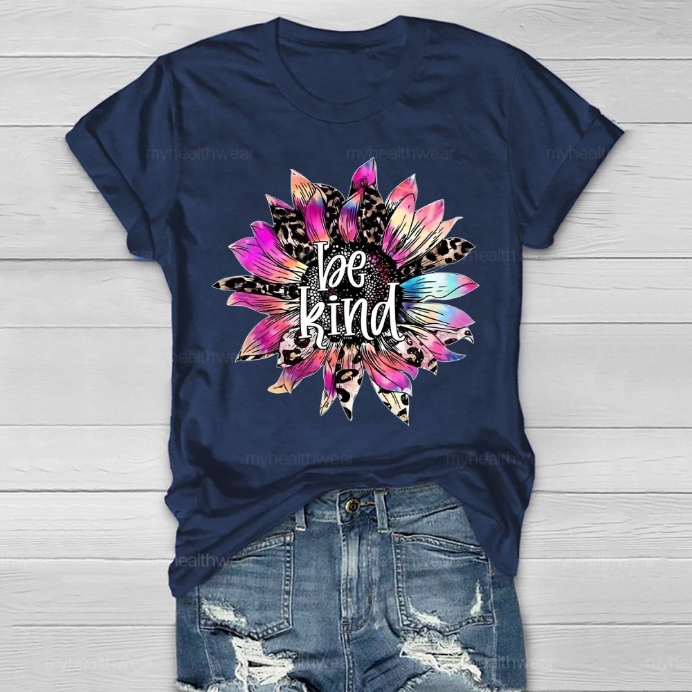 Be Kind Sunflower Healthwear T-shirt
