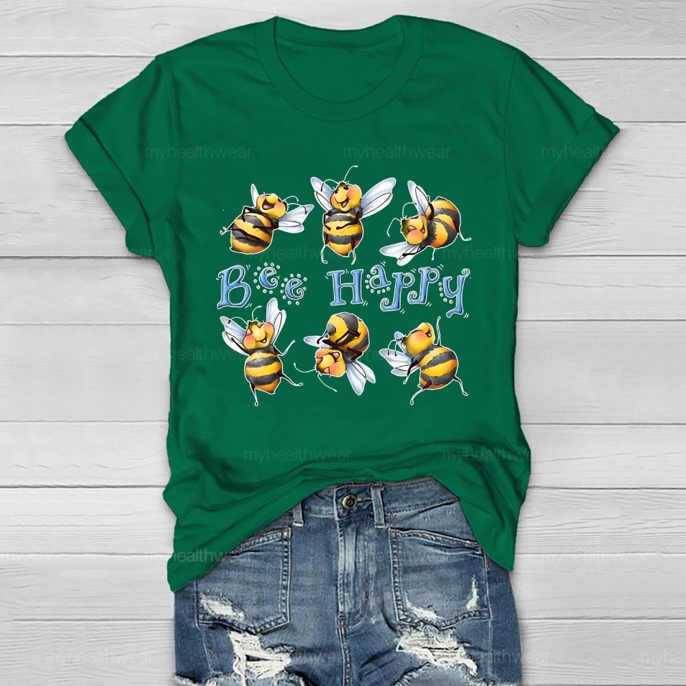 Bee Happy Healthwear T-shirt