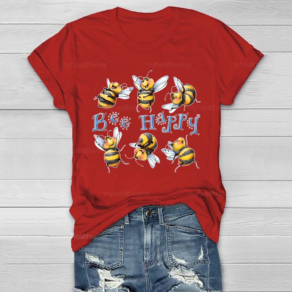 Bee Happy Healthwear T-shirt