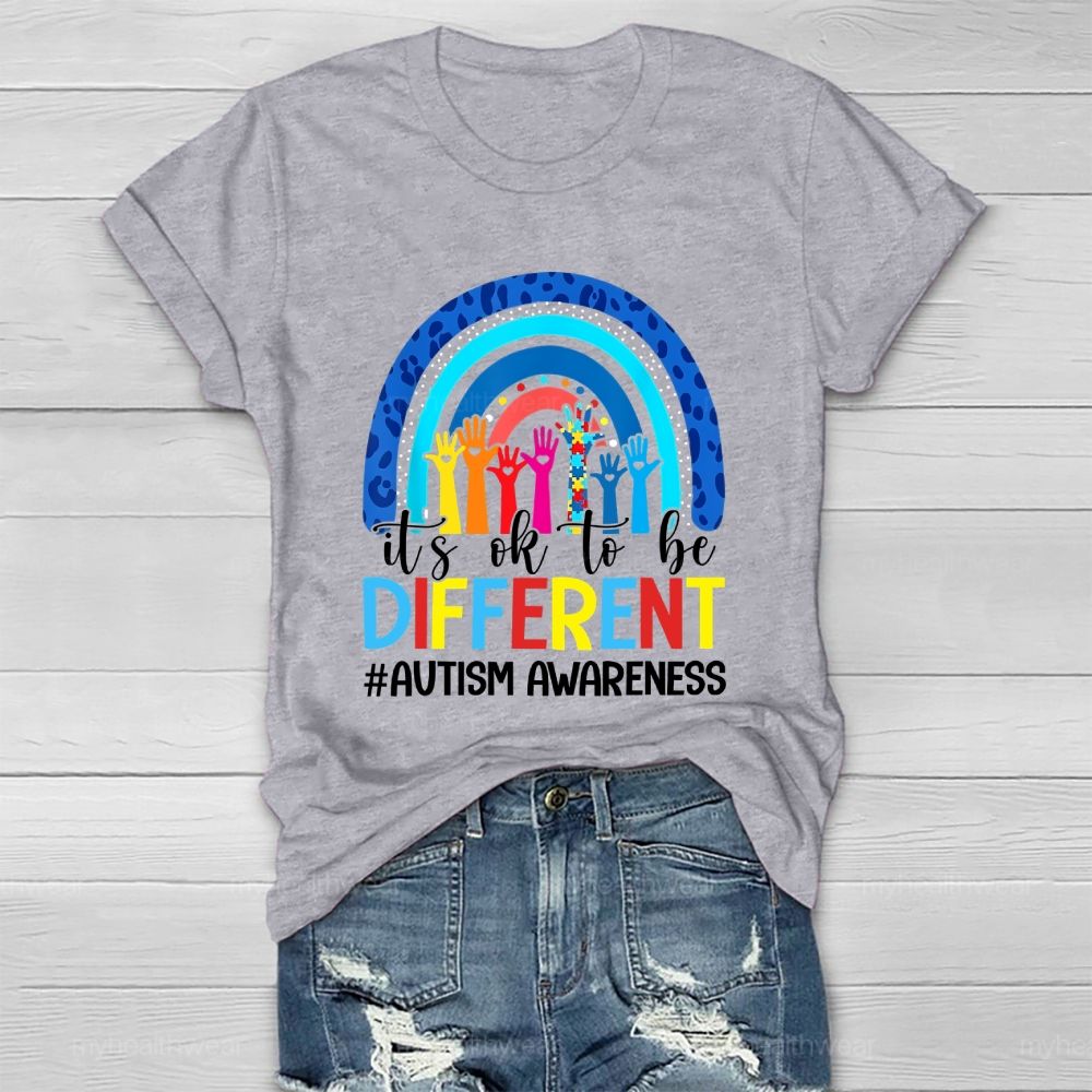 Autism Awareness It's Ok To Be Different Healthwear T-shirt