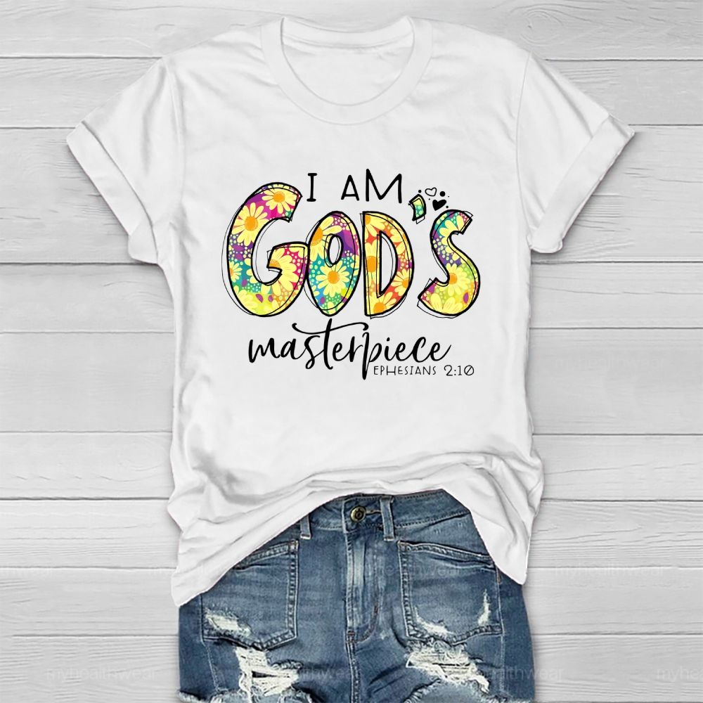 I Am God's Masterpiece Healthwear T-shirt