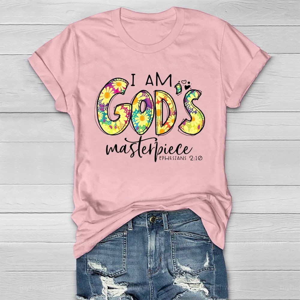I Am God's Masterpiece Healthwear T-shirt