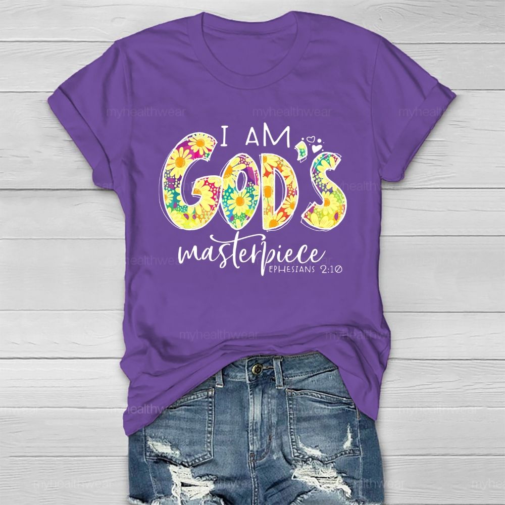 I Am God's Masterpiece Healthwear T-shirt