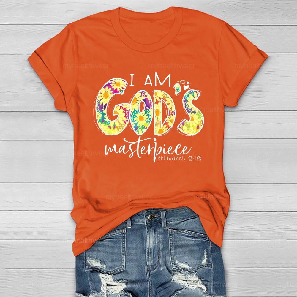 I Am God's Masterpiece Healthwear T-shirt