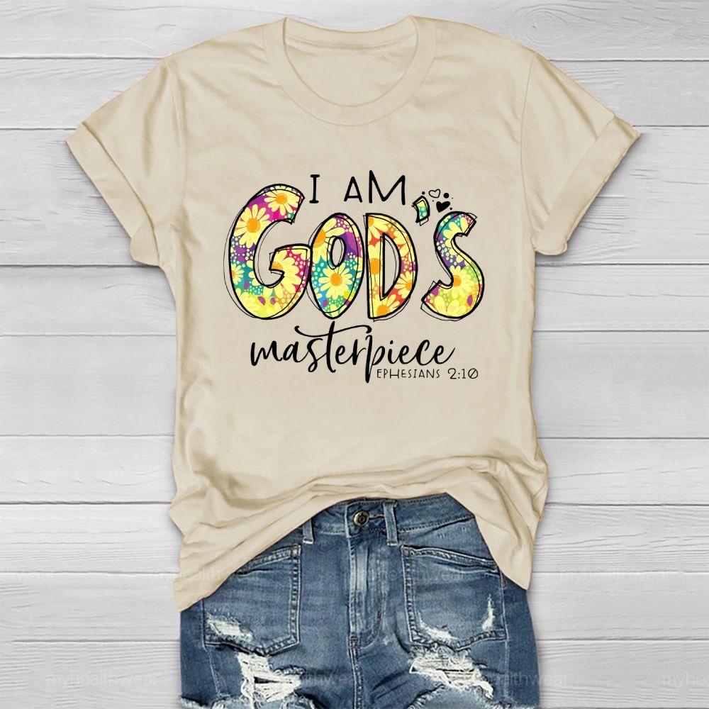I Am God's Masterpiece Healthwear T-shirt