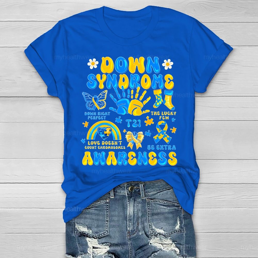 Down Syndrome Awareness Healthwear T-shirt