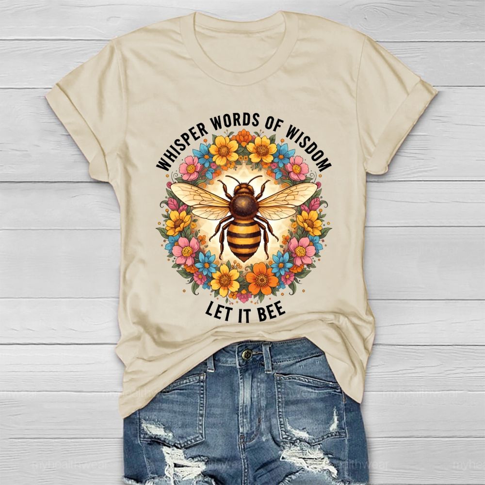 Whisper Words Of Wisdom Let It Be Graphic   Healthwear T-shirt