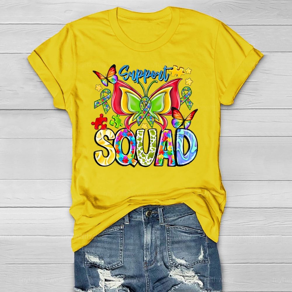 Support Squad Autism Healthwear T-shirt