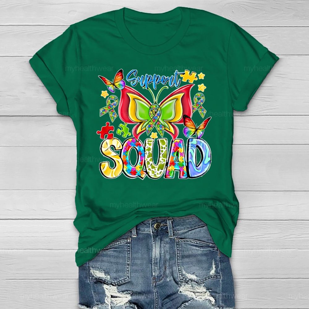 Support Squad Autism Healthwear T-shirt