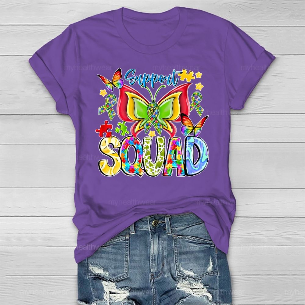Support Squad Autism Healthwear T-shirt