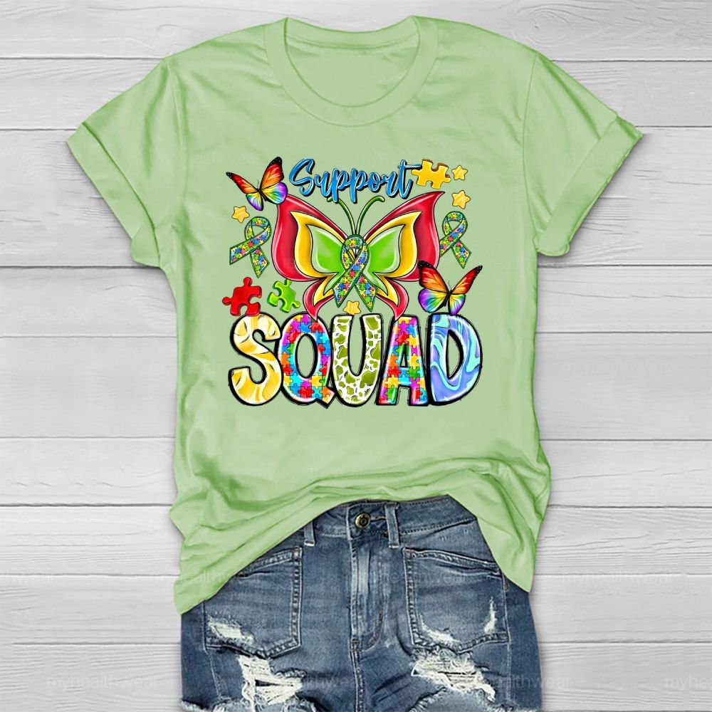 Support Squad Autism Healthwear T-shirt