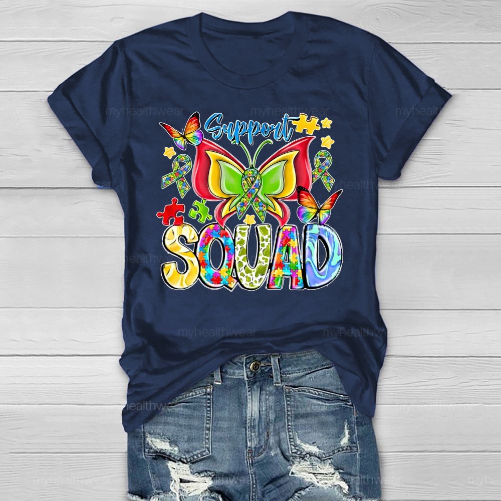 Support Squad Autism Healthwear T-shirt
