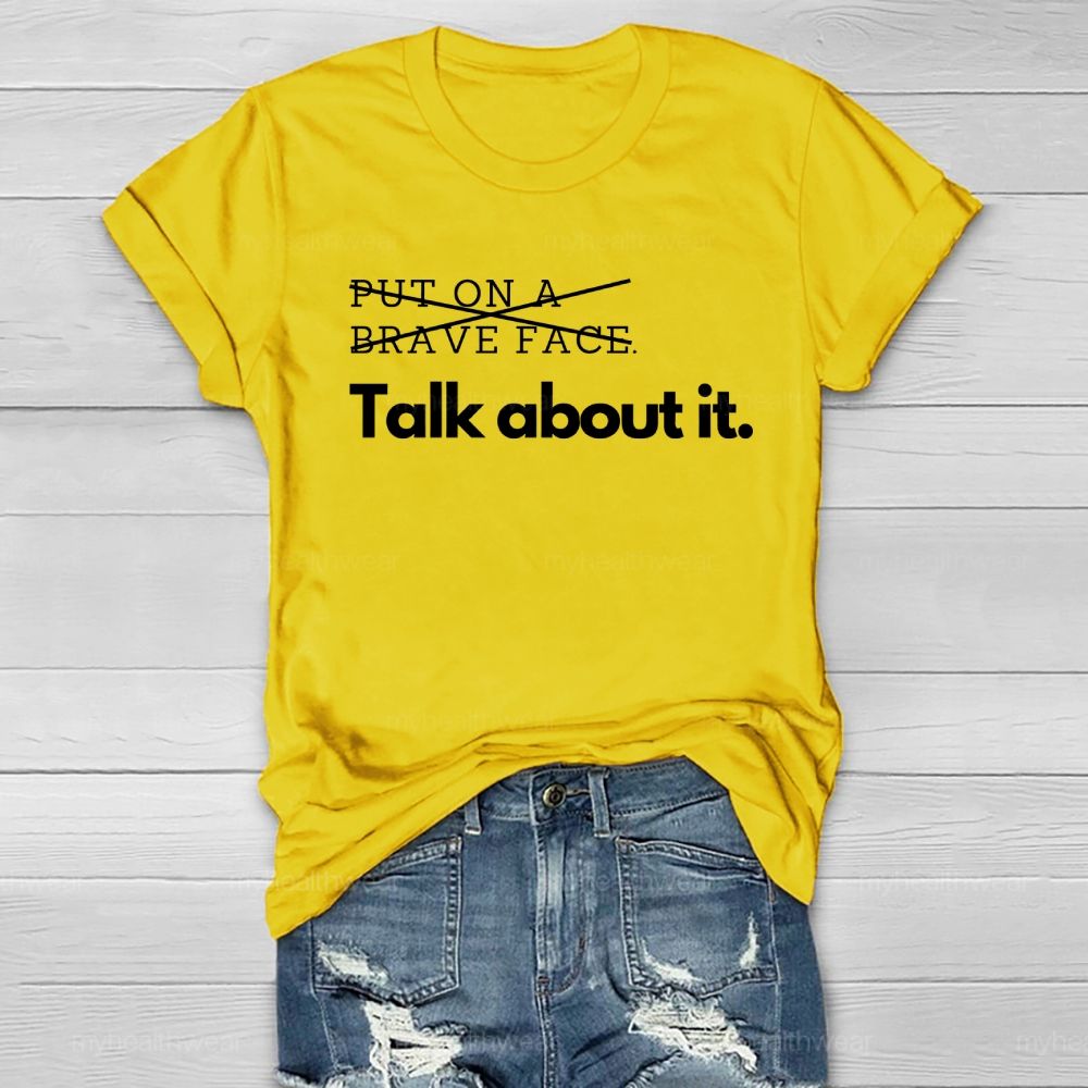 Talk About It  Healthwear T-shirt