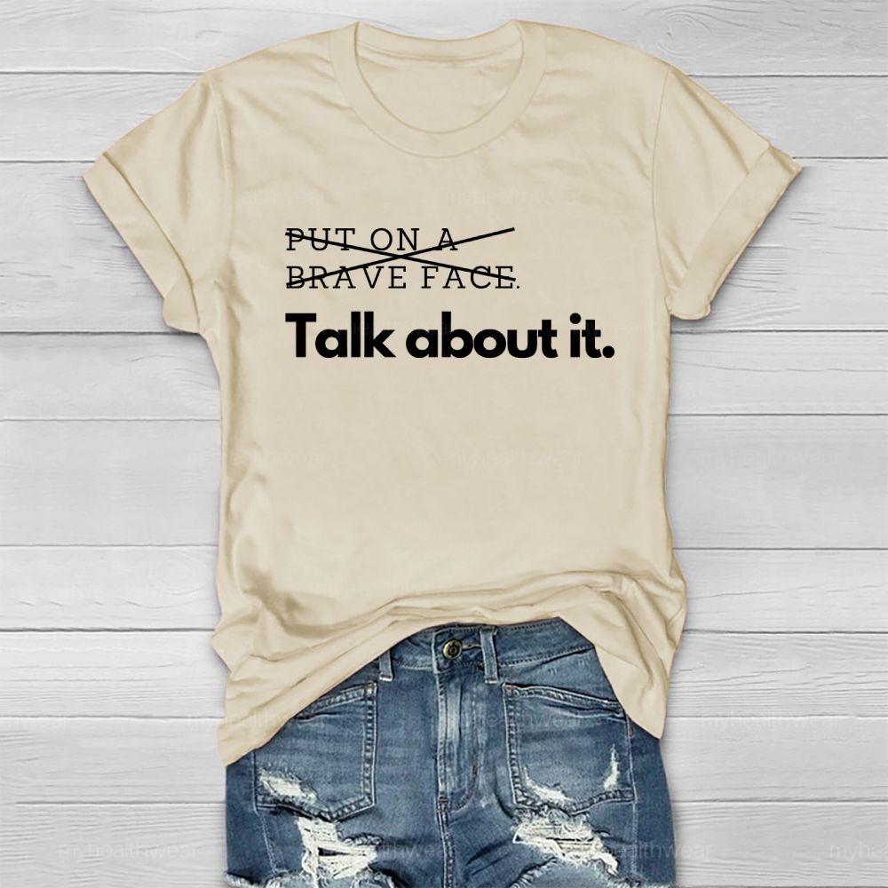 Talk About It  Healthwear T-shirt