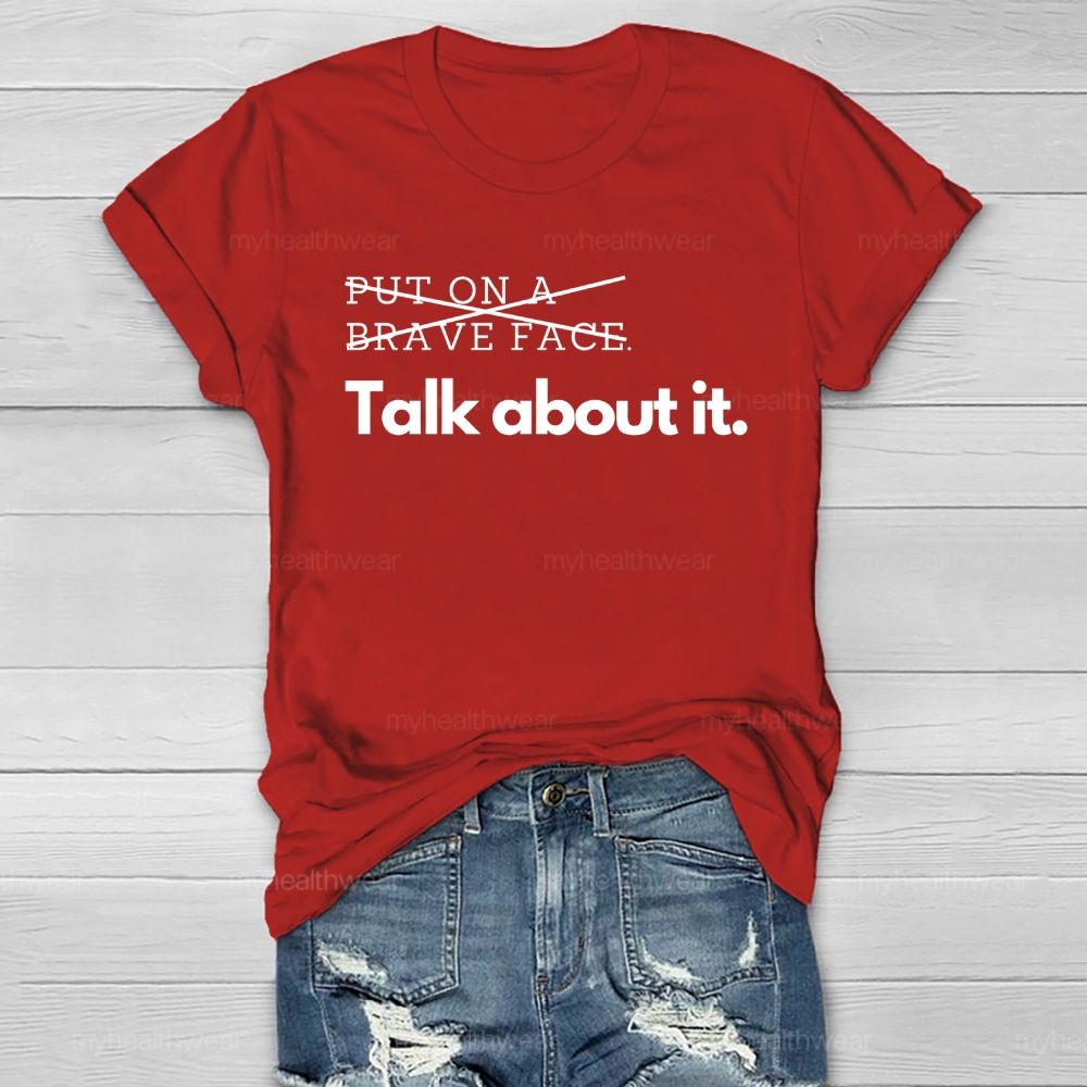 Talk About It  Healthwear T-shirt