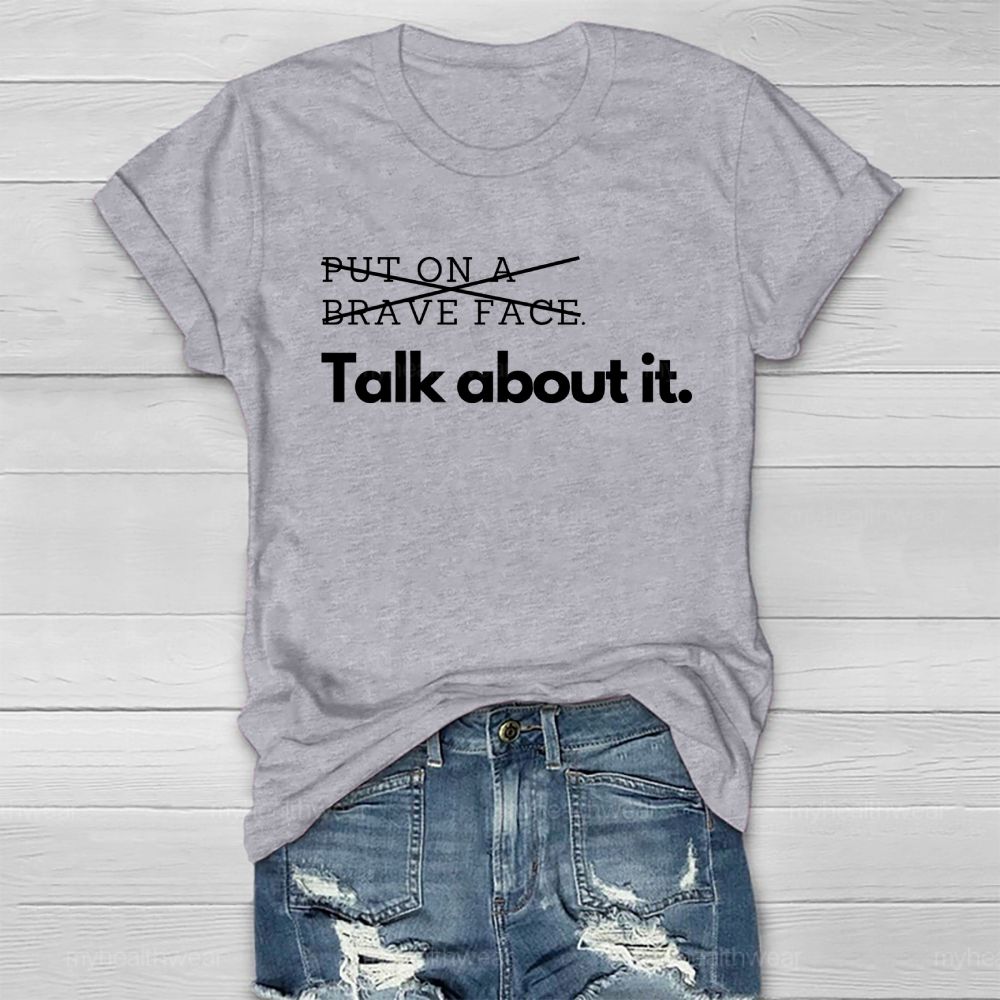 Talk About It  Healthwear T-shirt
