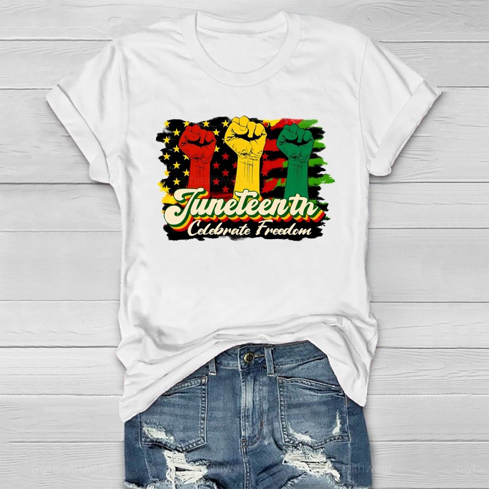 Juneteenth Celebrate Freedom  Healthwear T-shirt