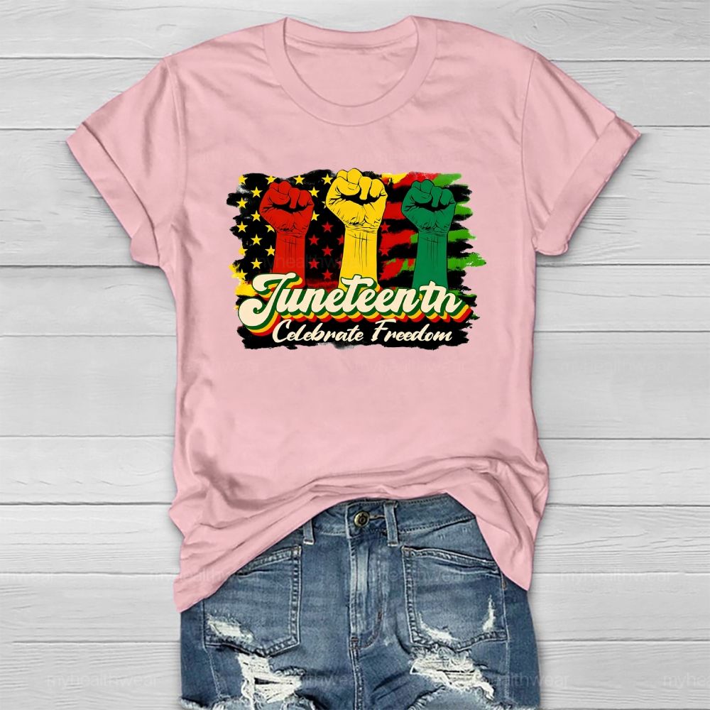 Juneteenth Celebrate Freedom  Healthwear T-shirt
