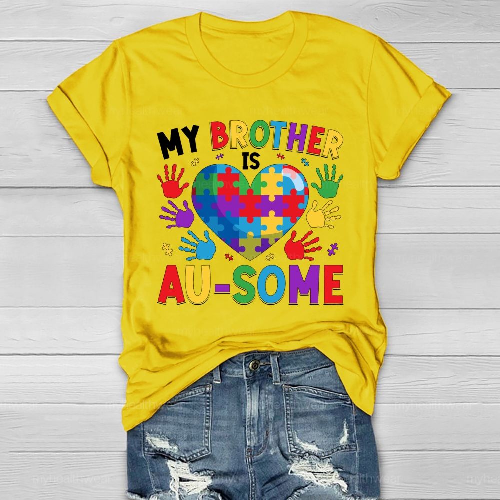 Personalized  My Brother Is Ausome   Healthwear T-shirt