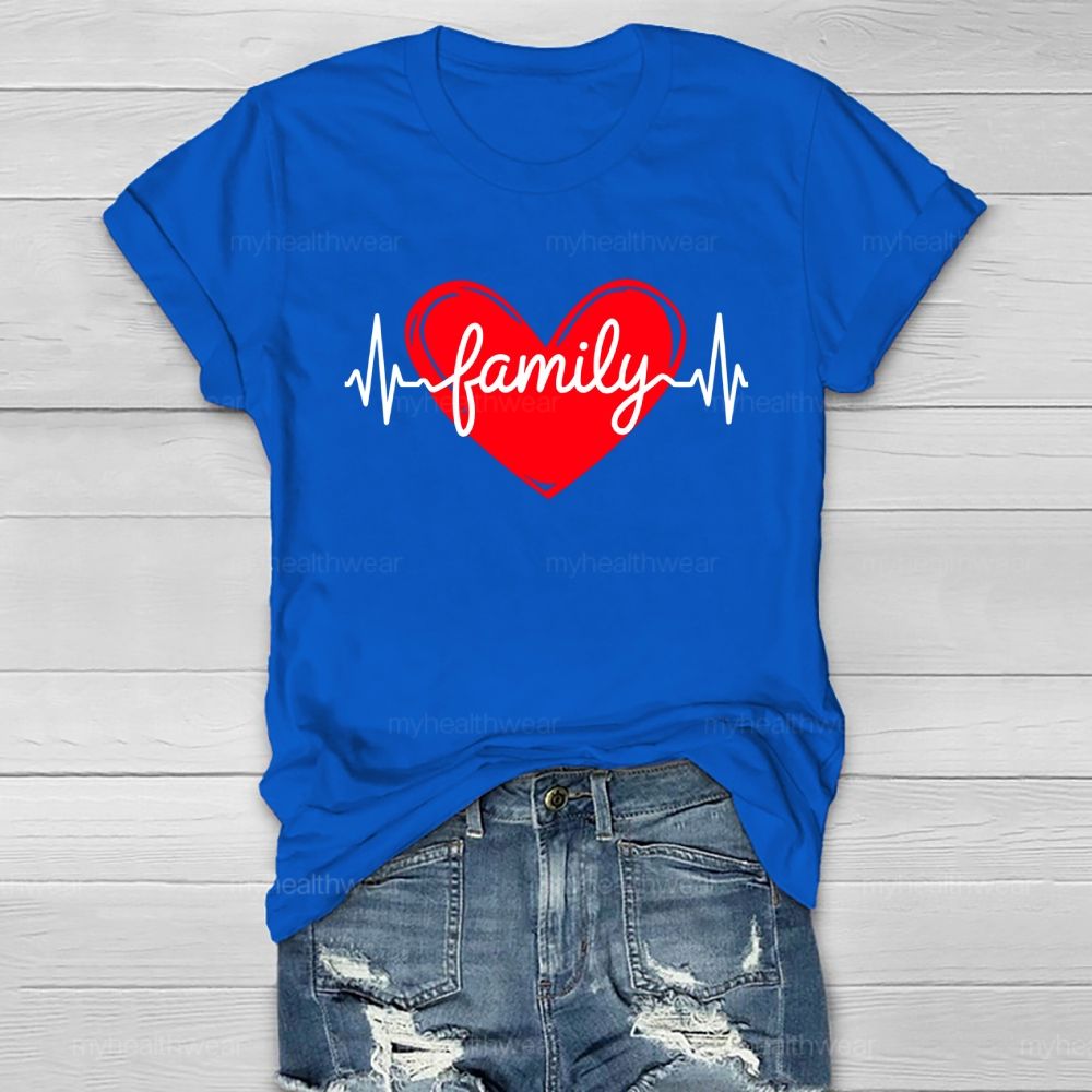 Heart Family Healthwear T-shirt