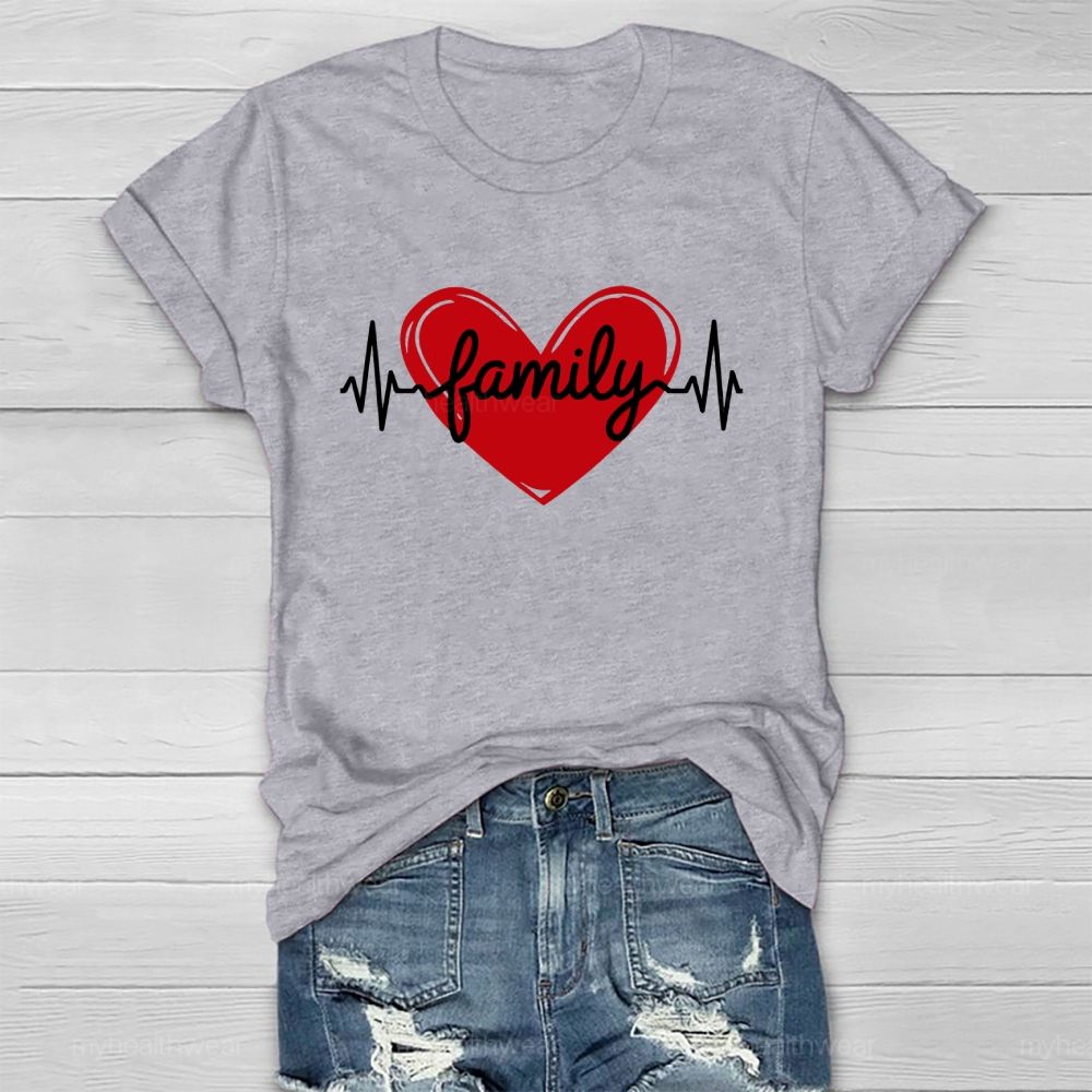Heart Family Healthwear T-shirt
