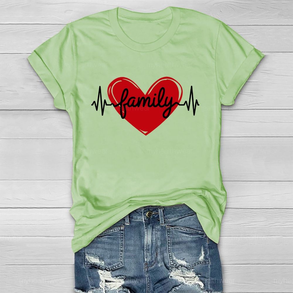 Heart Family Healthwear T-shirt