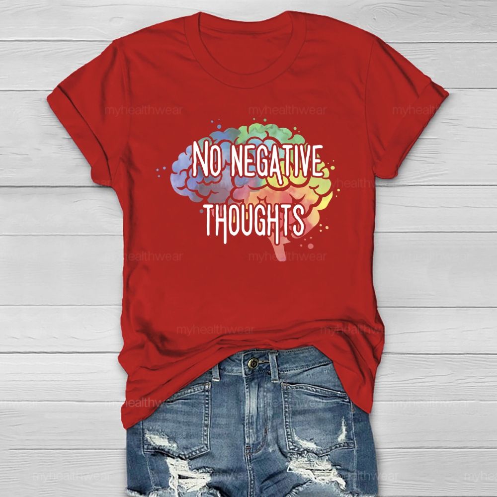 No Negative Thoughts Healthwear T-shirt