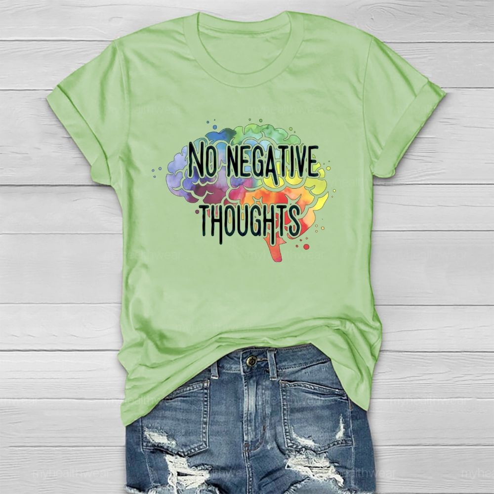 No Negative Thoughts Healthwear T-shirt