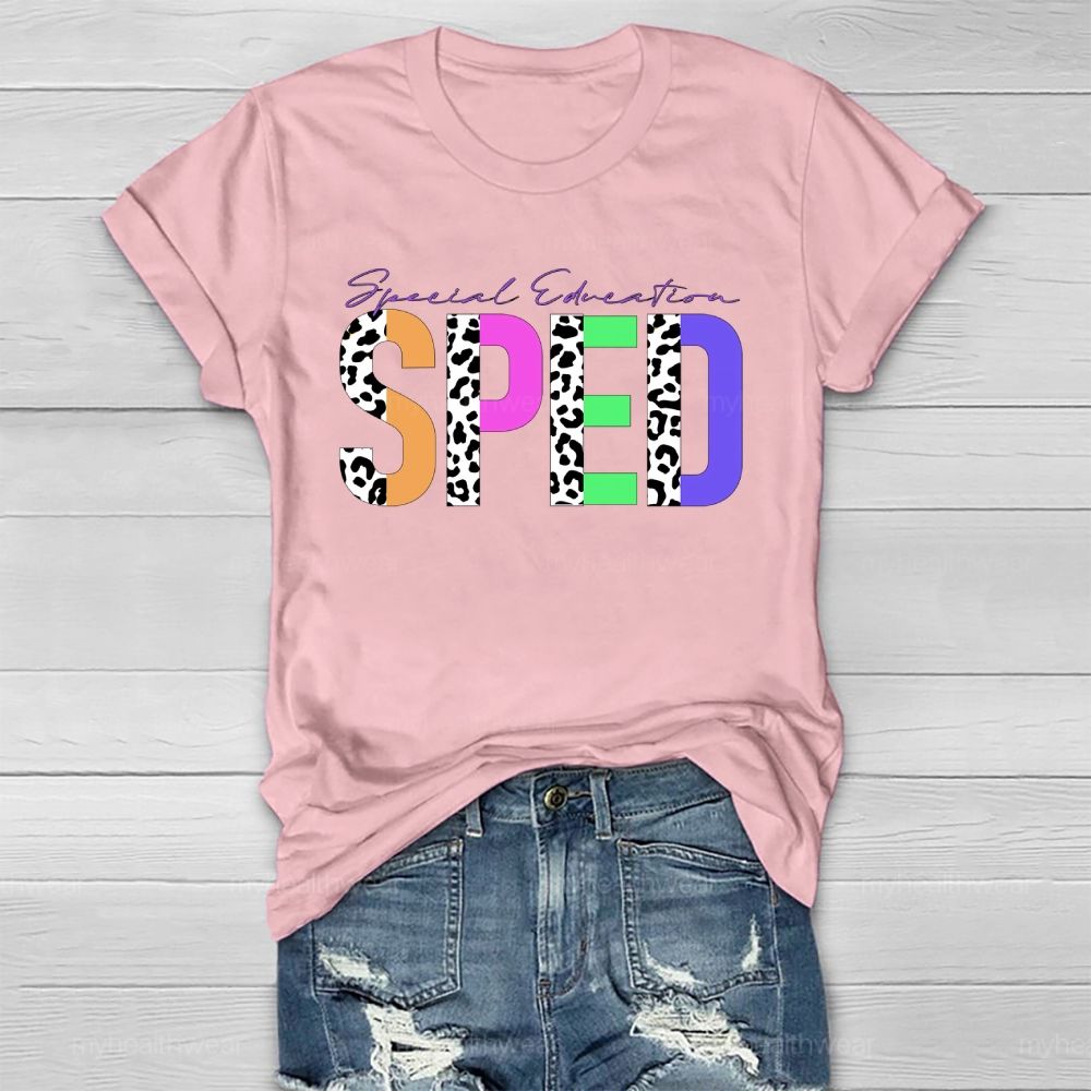 Special Education  SPED Healthwear T-shirt