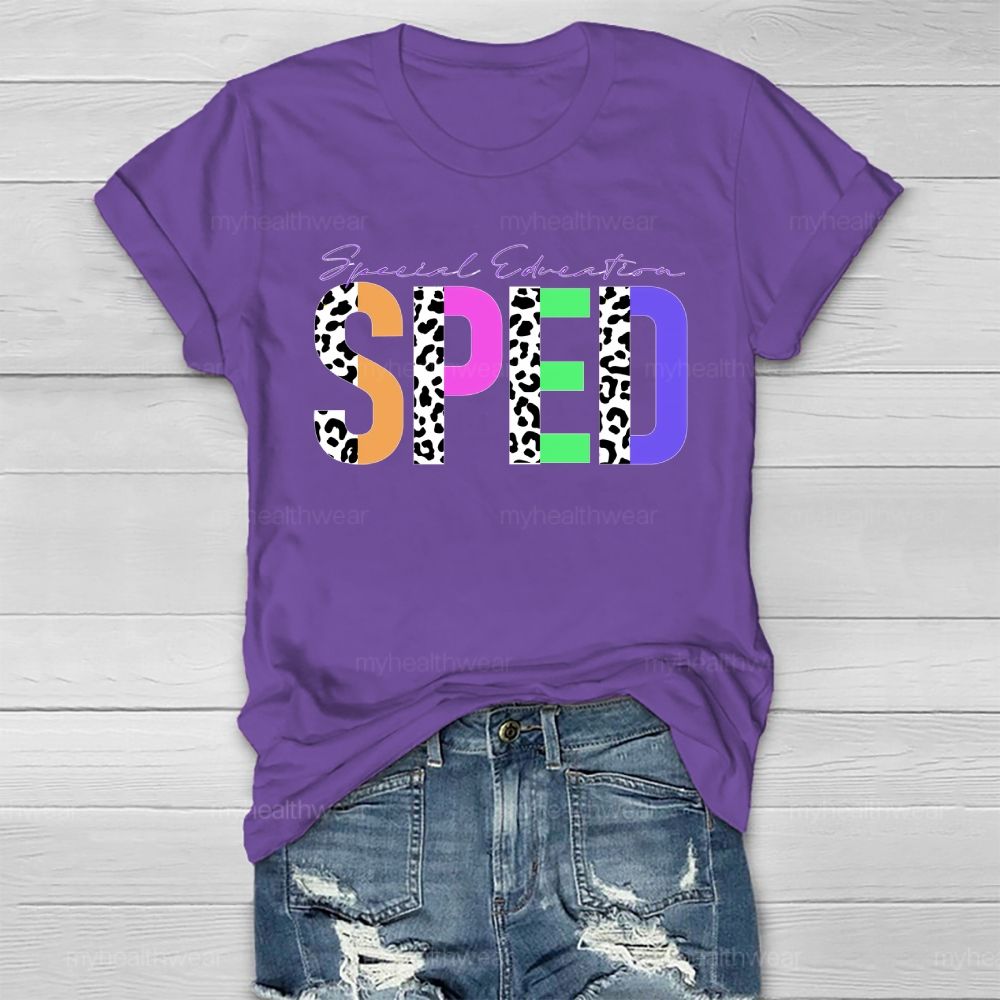 Special Education  SPED Healthwear T-shirt