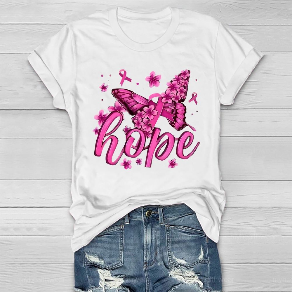 Hope Pink Ribbon Healthwear T-shirt