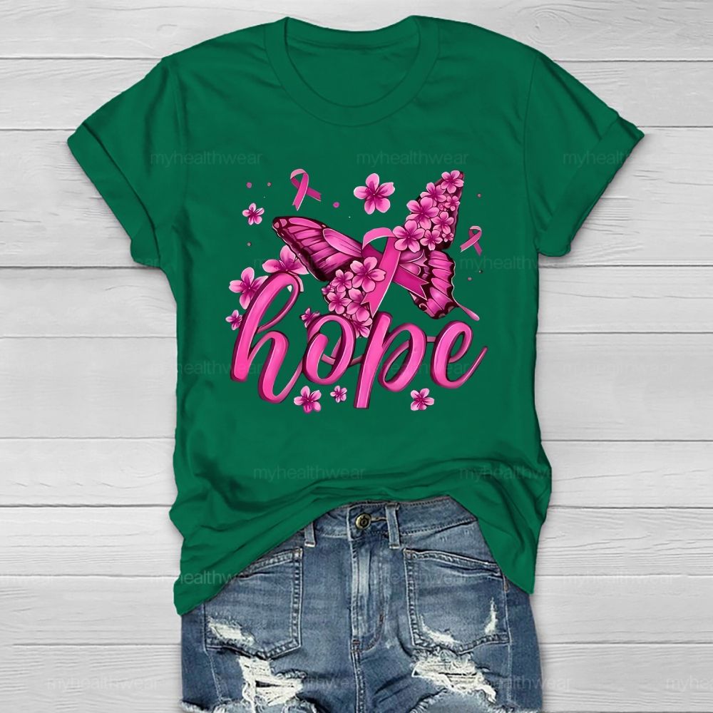 Hope Pink Ribbon Healthwear T-shirt