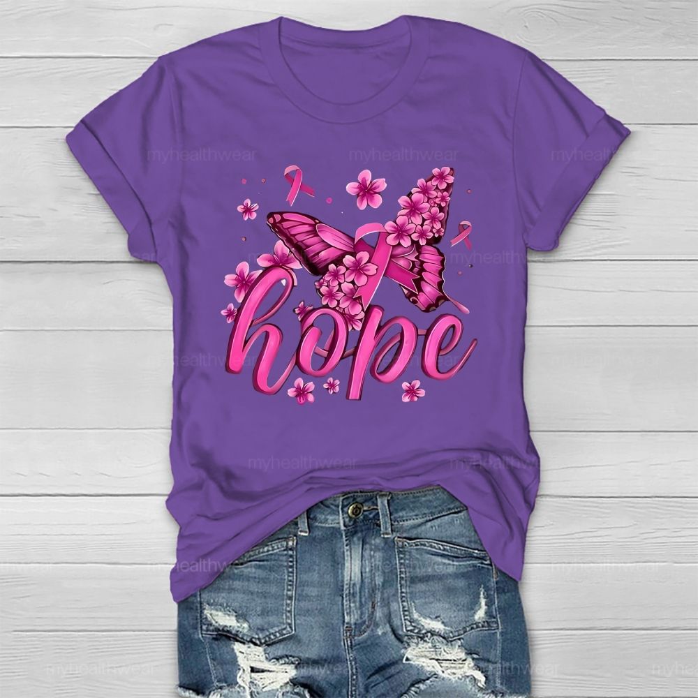 Hope Pink Ribbon Healthwear T-shirt