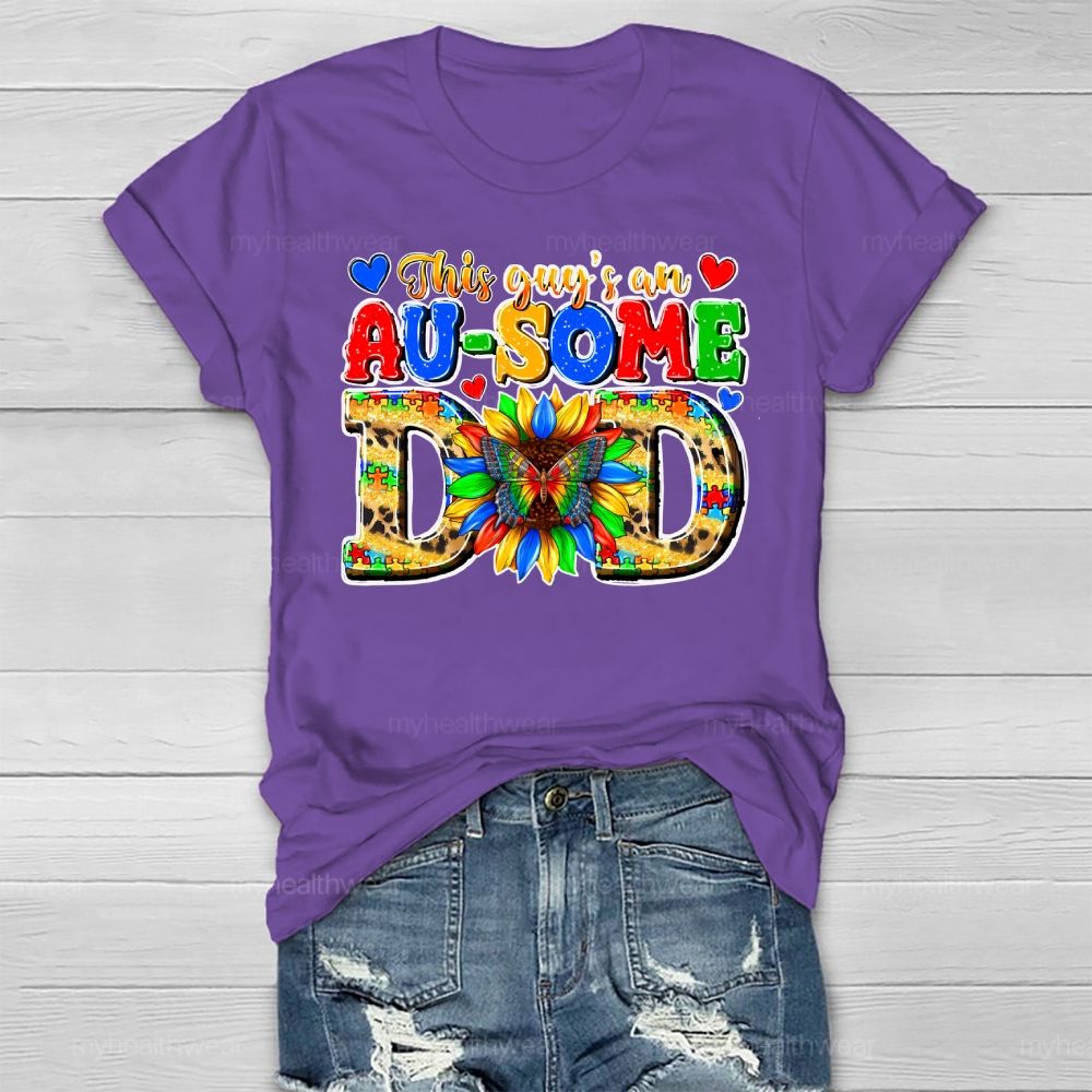 This Guy Is An Awesome Dad Healthwear T-shirt