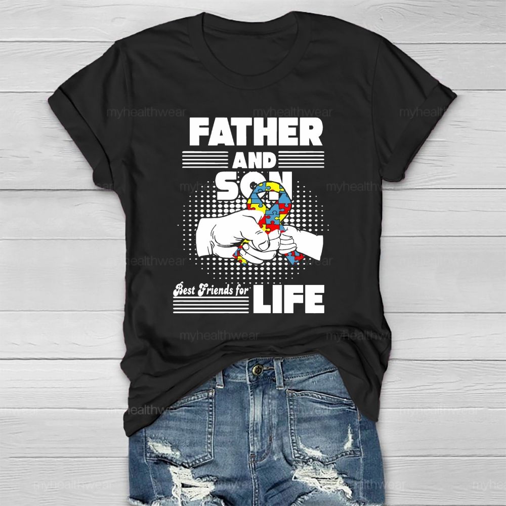 Father And Son Best Friends For Life Healthwear T-shirt