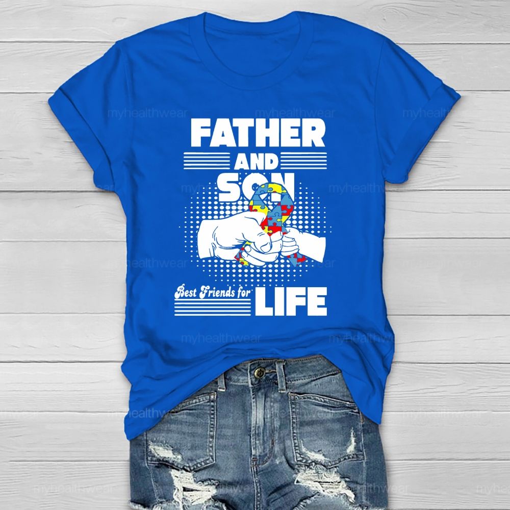Father And Son Best Friends For Life Healthwear T-shirt