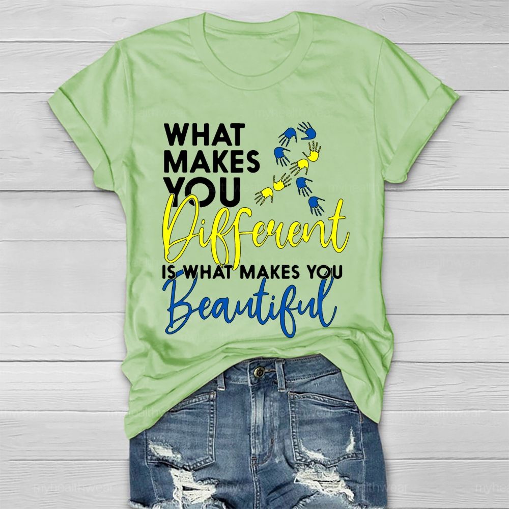 What Makes You Different Is What Makes You Beautiful  Healthwear T-shirt