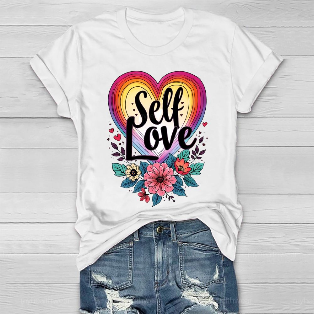 Self Love Flower Healthwear T-shirt