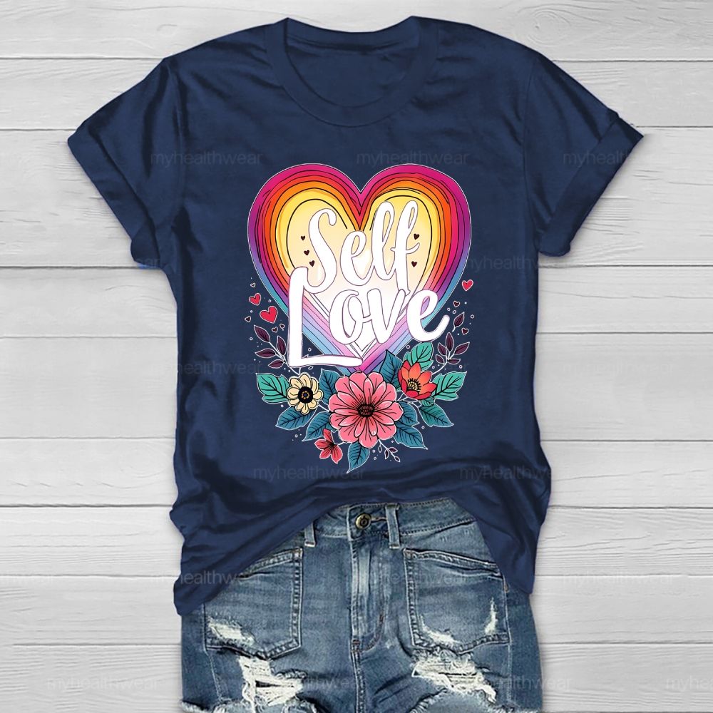 Self Love Flower Healthwear T-shirt