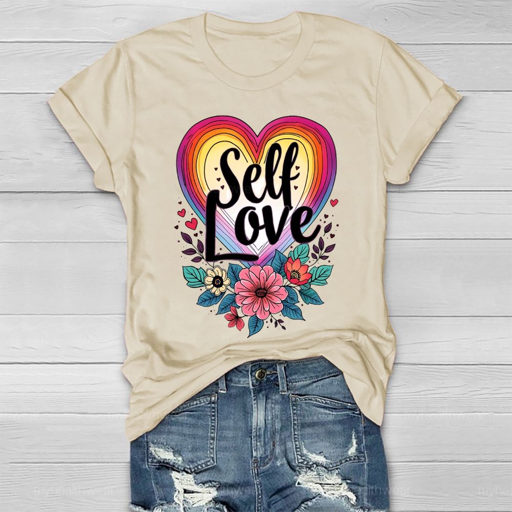 Self Love Flower Healthwear T-shirt