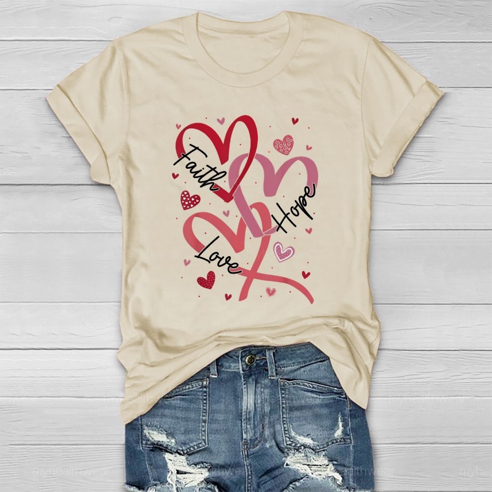 Faith Hope Love  Healthwear T-shirt