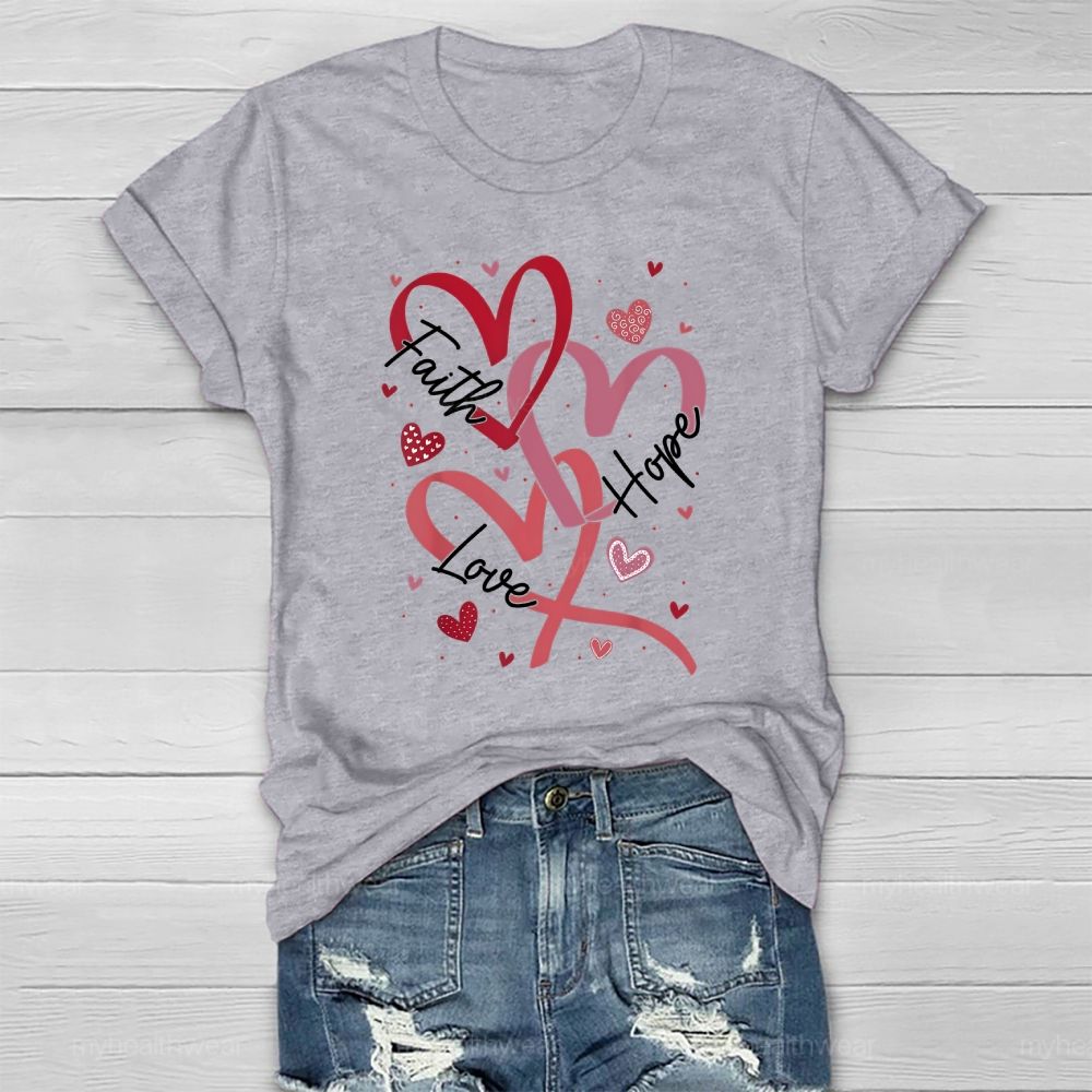 Faith Hope Love  Healthwear T-shirt